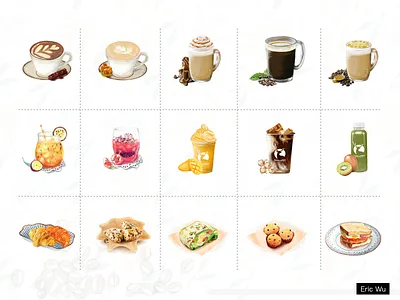 Luckin Coffee Redesign app app，ui concept icon illustration sketch