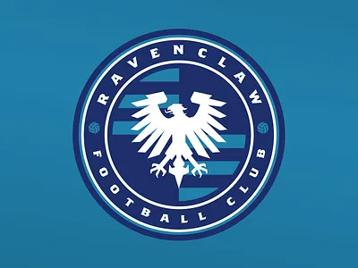 Ravenclaw Football Club badge bird crest football harrypotter logo shield soccer