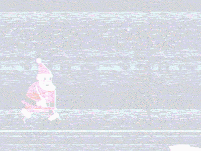 Merry Christmas & Happy New Year 8bit christmas game gift happynewyear newyear oldschool retro santa santaclaus snow videogame winter