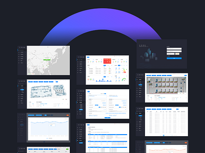 EdgeOn智能楼宇操作系统 ued ui web 卷筒纸 应用 网站 设计