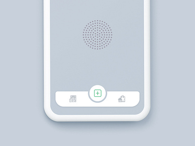 Bottom Menu design mobile app uiux