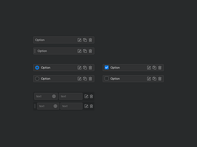 Option appbuilder dark design develop developer editor setting ui ux vision