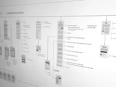 Sitemap - Wireframes content plan design mapping planning site flow sitemap software brothers web design web development wireframes