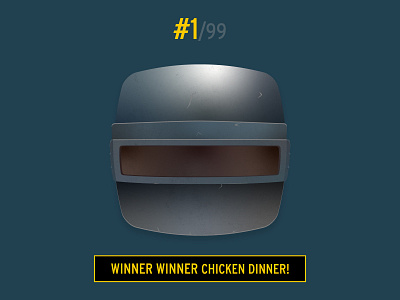 Winner Winner Chicken Dinner! challenge daily daily challange design drawing illustration illustrator mobilegame pubg vector