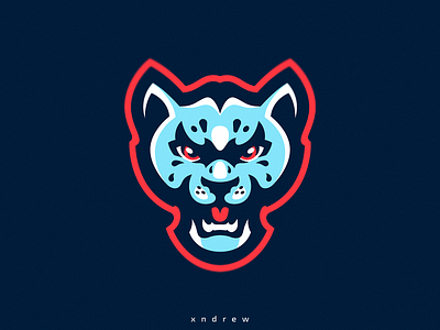 Snow Leopard angry animal branding design esport illustration leopard logo mascot snow vector white xndrew