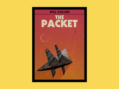 The Packet adventure book cover design illustration retro sci fi space typography