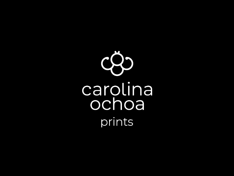 Carolina Ochoa black brand letters logo monogram white