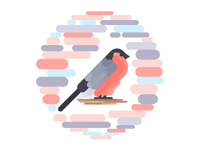 Bullfinch affinity designer animal bird bullfinch cartoon festive flat geometric art geometric illustration icon illustration line art logo nature newyears snow vector winter xmas