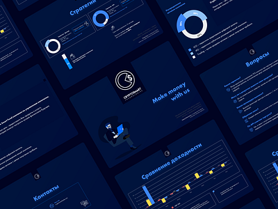 CRYPTOSMART presentation clean crypto currency dark diagrams graphic illustration minimal pdf presentation product typography