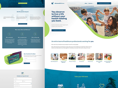 Advanced Wellness design app medical medical design ui ux design web web design