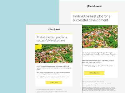 LendInvest Email Download Template design email email template marketo minimal template