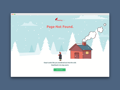 404 Page for Heating Pal 404 404 error 404 error 404 error page 404 page illustration ui ui design ui designer ux ux design web design