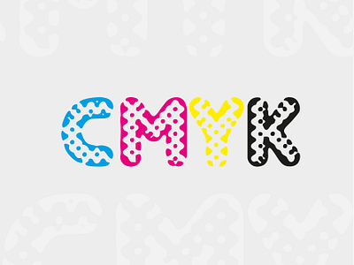 CMYK Halftone Effect cmyk designer deutsch deutschland effect german germany halftone minimal texteffect typography