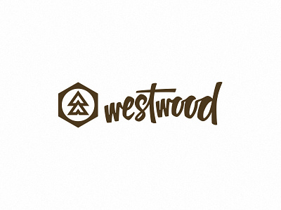 Westwood Sunglasses Logo cursive custom flat logo script simple tree wood
