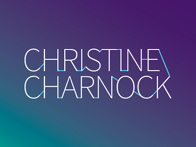 Christine Charnock - Logo Variation branding logo logotype typography vector