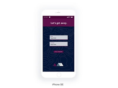 100days 001 backpacking camping dailyui dailyui 001 hiking landing page mobile mobile app outdoor register responsive design sign in travel