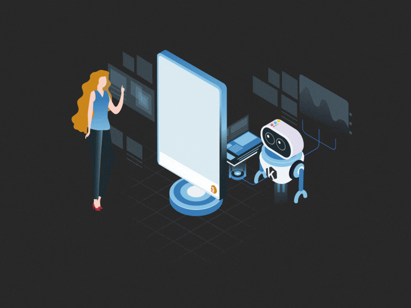 Lottie Chatbot after animation bodymovin design effects illustration lottie motion