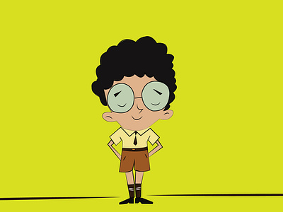 Me in LKG childhood me mine minimal myself specs vector