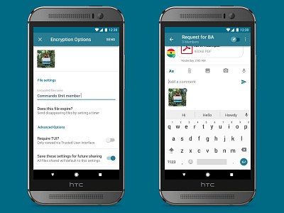 Secure File Sharing and Messaging app android app encryption file sharing messaging app mobile