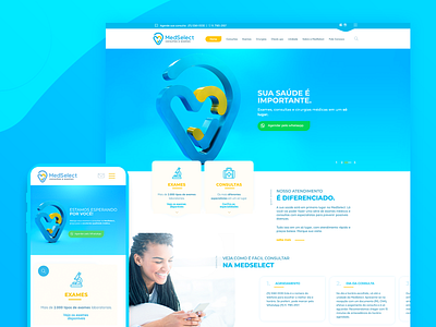 Medselect | UI/UX Website adobexd layout medical site uidesign uidesigner uiux uiuxdesign uxdesigner website