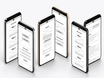 Lofi Ecommerce Wireframes daily ui 012 dailyui design ecommerce ui user interface wire frames wireframes