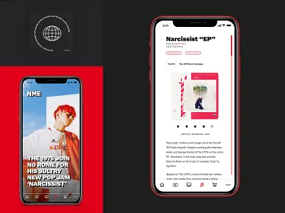 NME Concept Blog Post blog blog cover blog design bold bold colors bold design challenge concept design mobile mobile app ui ui ux design uipractice uix