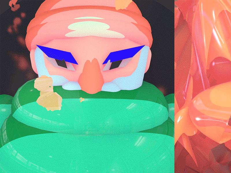 Winter Camp Feelings 3d animation beard c4d camping character design illustration motion nature