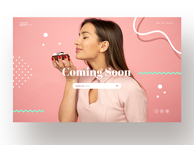 Coming Soon Page animation coming soon design flat minimal ui ux web website