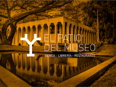 El Patio del Museo branding branding design icon logo vector