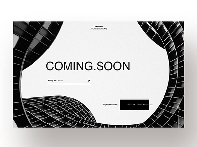 Coming Soon Page 🍋 coming soon design flat minimal ui ux web website