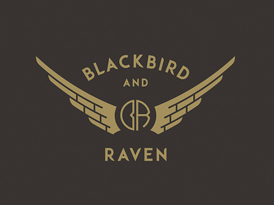 Blackbird and Raven blackbird monogram motorcycle raven wings