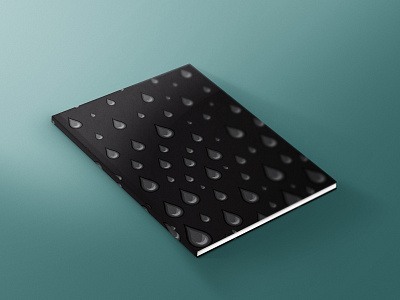 Oil Drops Cover Notebook notebook cover print design