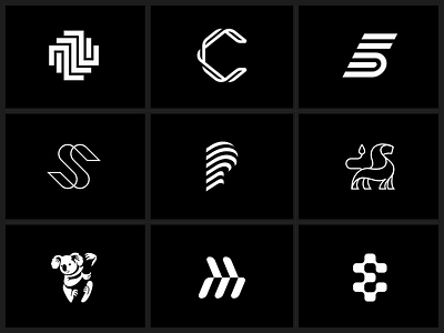 2018 Recap Dribbble 02 black and white brand brand identity branding design graphic design graphic designer icon isometric logo logo design mark minimal minimal design minimalism minimalist negative space simple typography vector