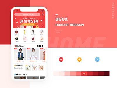 FUNMART HOME REDESIGN design ui 设计