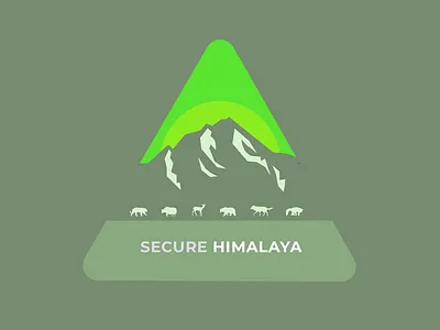 Himalaya animals design graphicdesign himalaya himalayas logo logodesign mountain mountains scenic snow un undp