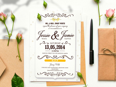 Wedding Invitation elegant wedding floral floral wedding flower package premium rsvp card save the date suite sunilpatilin wedding wedding bundle wedding card wedding cards wedding flyer wedding invitation wedding invite wedding menu wedding pack wedding suite