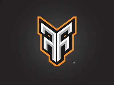 Monogram MF esportloogo logo logogram monogram