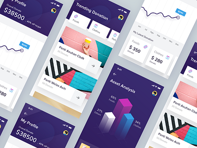 Donation App app branding design icon illustration minimal ui ux