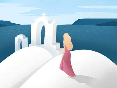 Greece art design illustration procreate