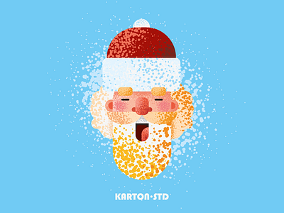 Flat Design Santa Claus Character adobe art brushes cartoon character character design design draw drawing flat flat design illo illustration illustrator new year person santa claus texture vector vector art