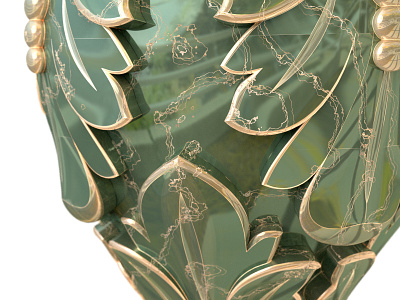 detail design * marble * 3d 3dmodeling art classic design designer detail keyshot luxury marble pillar product rendering rhinoceros stone vase
