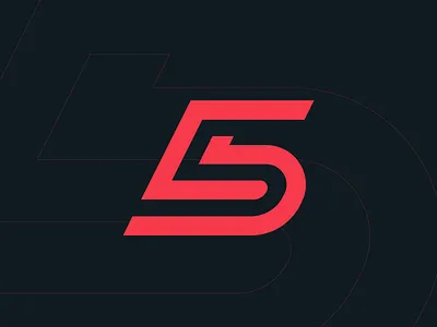 Five concept branding branding design clean color logo logo a day mark number sportlogo sportslogo