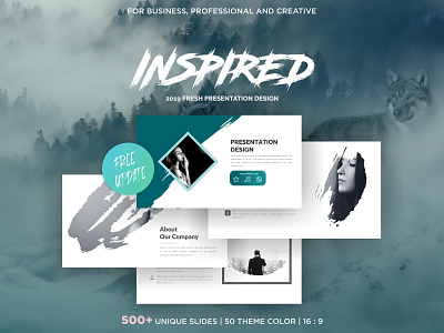 Inspired Multipurpose Presentation Template business business agency business and finance character clean creative design elegan flat design illustration modern office powerpoint design powerpoint presentation powerpoint templates presentation design presentation folder presentation layout trending vector