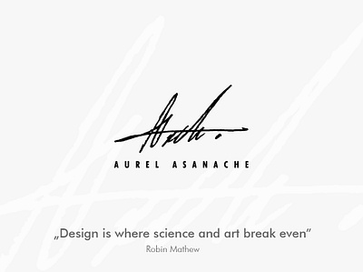 a.a logo branding design flat logo typography