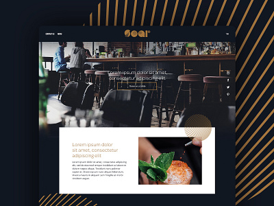 Soar Landing page adobe concept design landing landingpagedesign logo promp ui concept