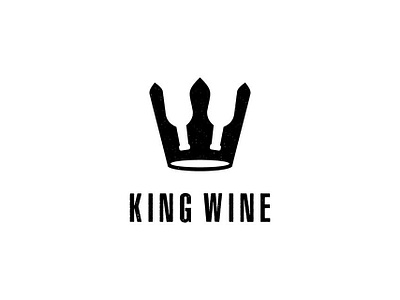 King Wine beer bottle crown drink king logo vodka wine