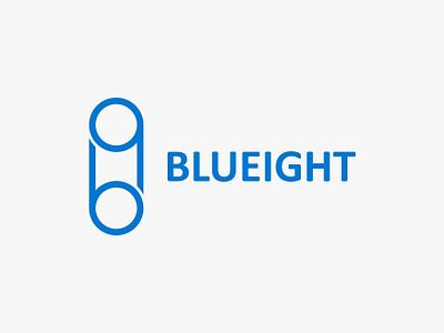 Blue Eight animasi antik aplikasi desain ikon ilustrasi logo logo minimalis logo vintage merek minimalis tipografi ui ux vektor web