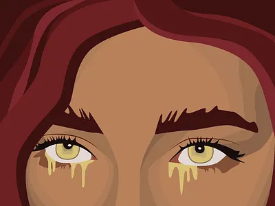 Windows to the Soul adobe illustrator art challenge beauty design design art design challenge eye candy eyes illustration redhead soul vector vector art vector artworks windows windows to the soul yellow eyes