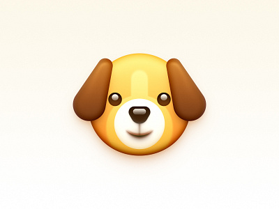 Dog animal cartoon character cute dog illustration lovely mac icon macos icon osx icon operating system icon os icon puppy realistic icon app icon sandor skeu icon skeuomorph icon skeuomorphism icon user interface icon ui icon gui