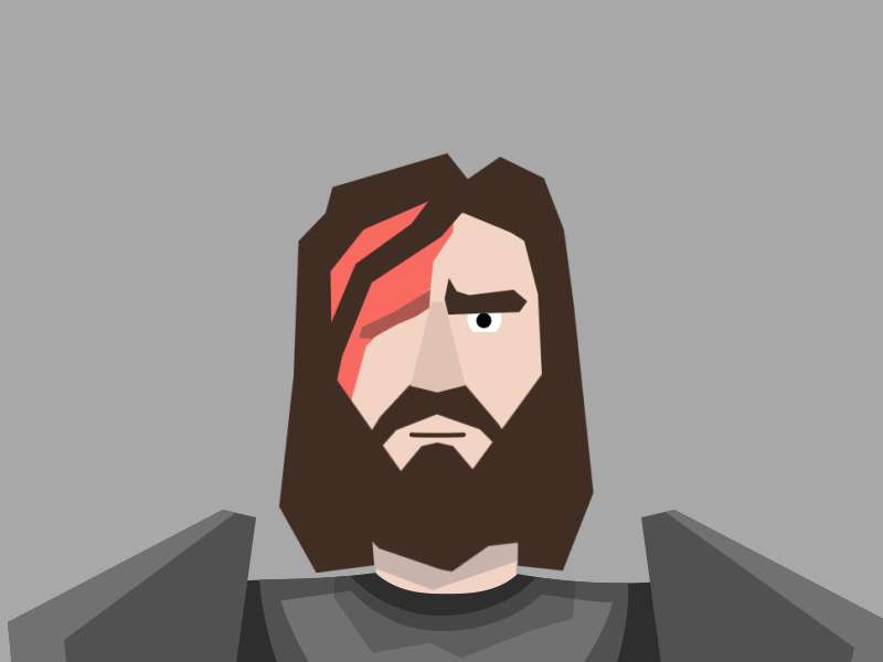 Clegane Face Animation after affects animation design face rig illustration joystick n sliders lipsync motion